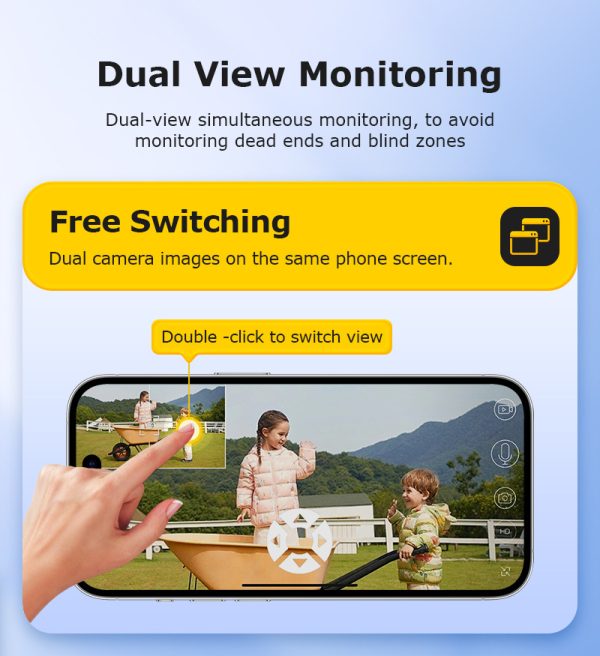 AOV Solar Battery Camera 4G SIM 7/24 Hours Recording Wireless WIFI Security PTZ Camera Dual Lens PIR Night Vision