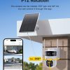 AOV Solar Battery Camera 4G SIM 7/24 Hours Recording Wireless WIFI Security PTZ Camera Dual Lens PIR Night Vision