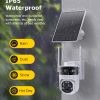 AOV Solar Battery Camera 4G SIM 7/24 Hours Recording Wireless WIFI Security PTZ Camera Dual Lens PIR Night Vision