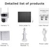 AOV Solar Battery Camera 4G SIM 7/24 Hours Recording Wireless WIFI Security PTZ Camera Dual Lens PIR Night Vision