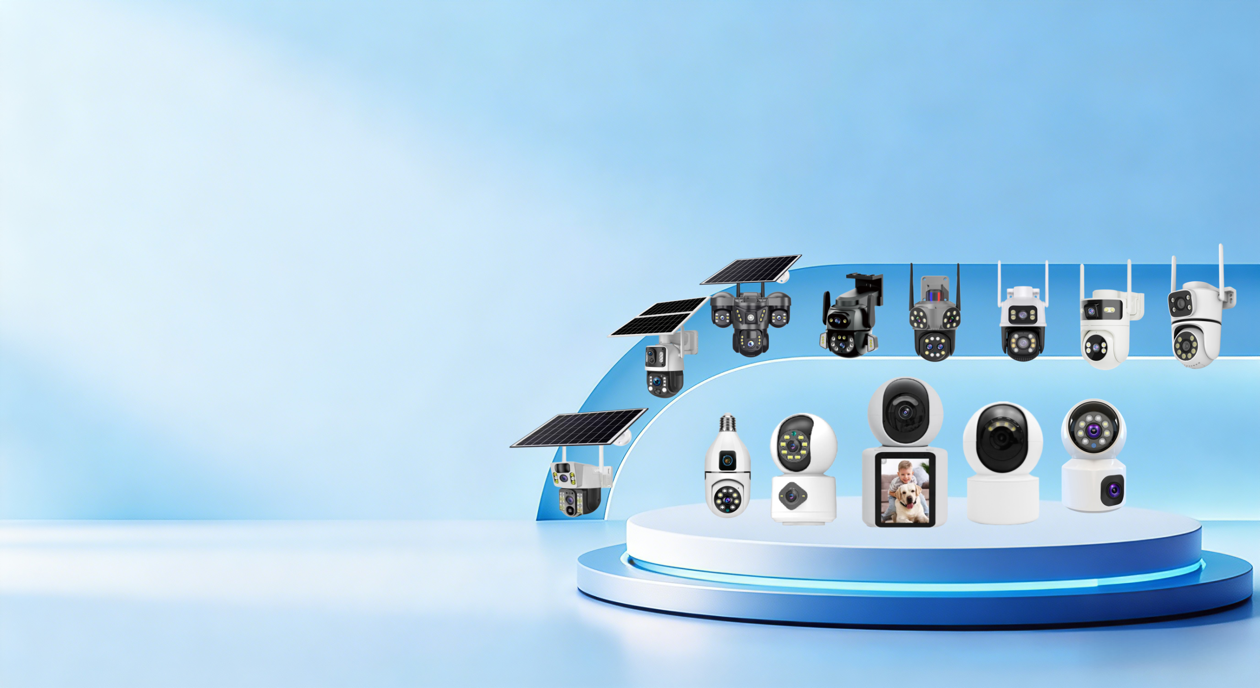 E27 Bulb Wifi Surveillance Camera 8X Digital Zoom AI Humanoid Detection Color Night Vision Wireless Cameras Baby Monitor Cam